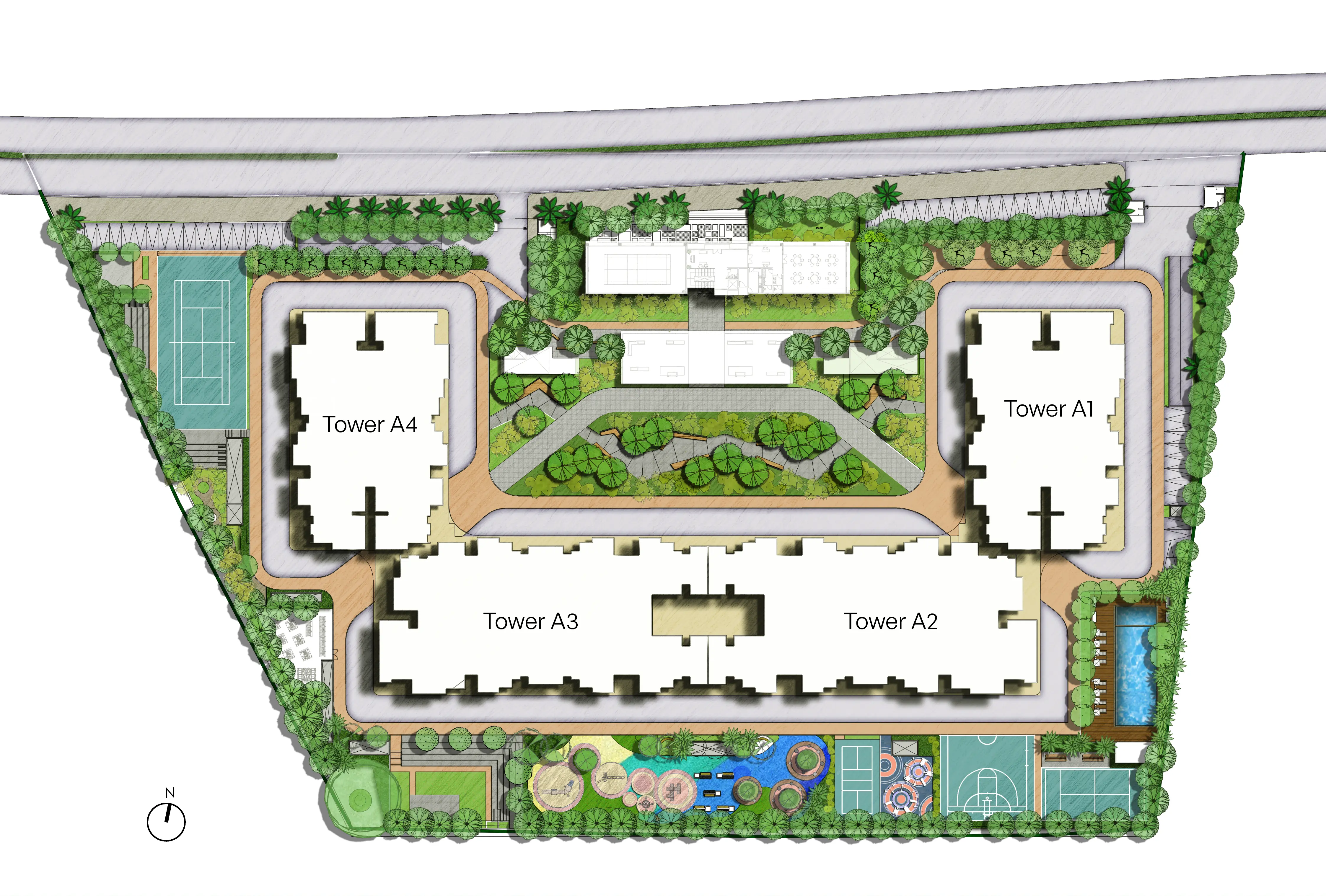 Zen & Sato master plan layout