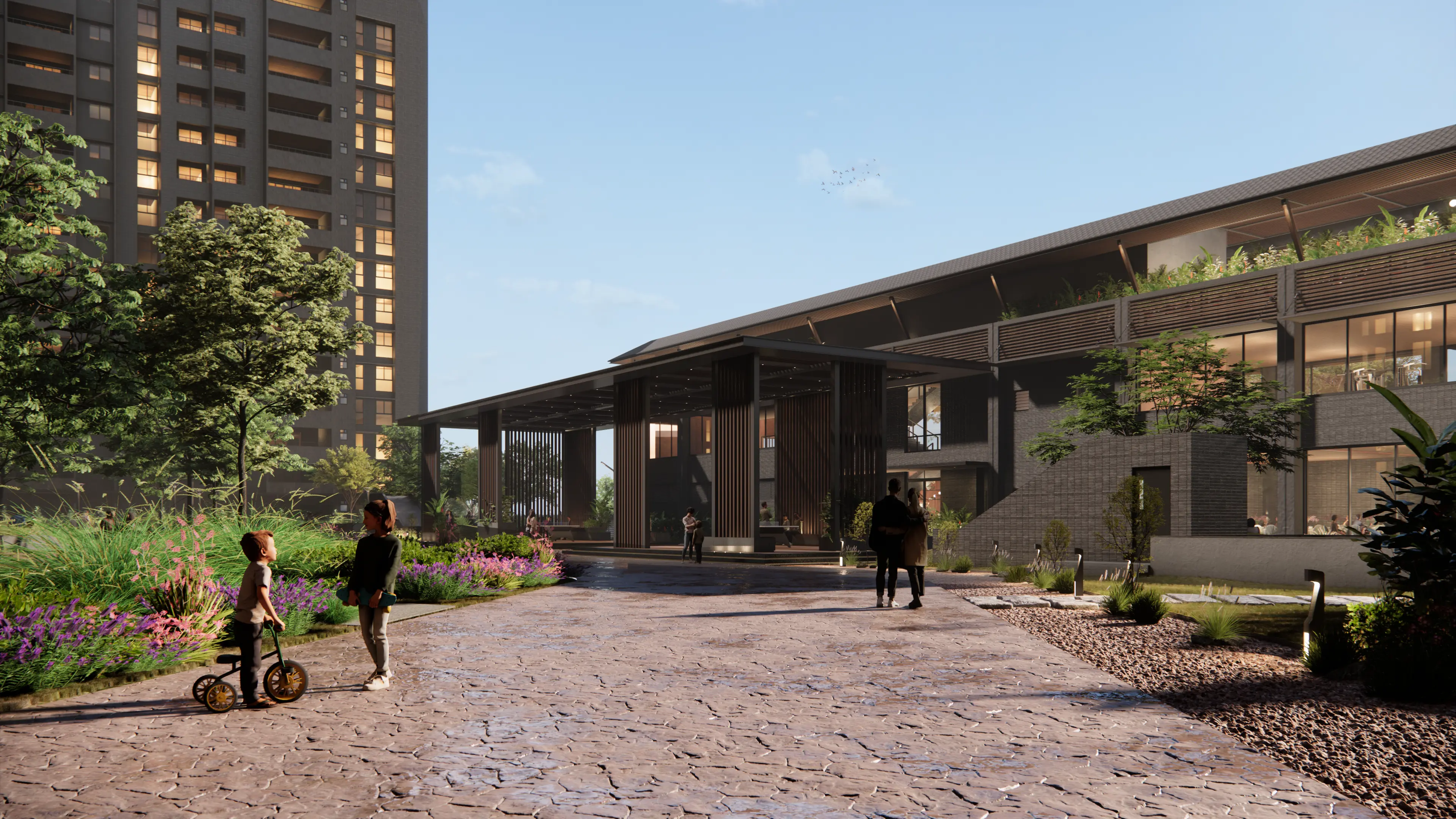 Open landscape spaces